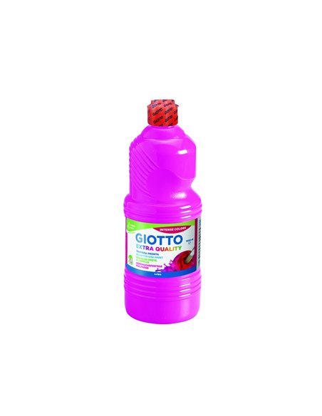 Gouache giotto flacon 1l coloris magenta.