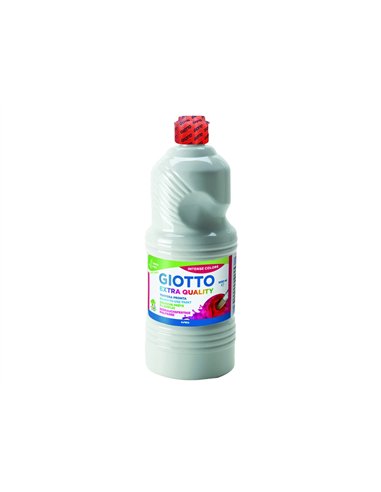 Gouache giotto flacon 1l coloris blanc.