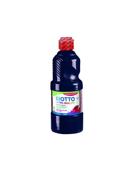 Gouache giotto flacon 500ml coloris noir.