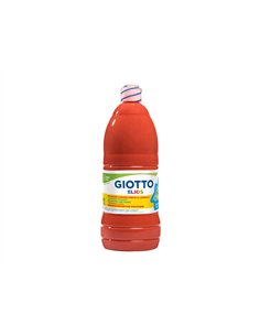 Gouache giotto elios flacon 1l coloris vermillon.