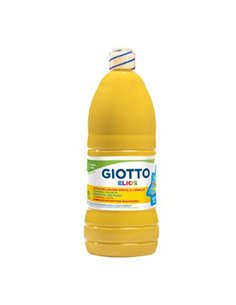 Gouache giotto elios flacon 1l coloris jaune d or.