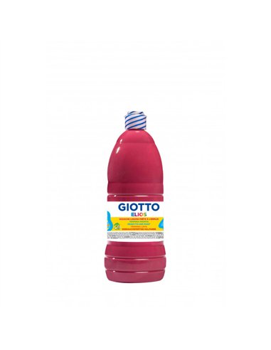 Gouache giotto elios flacon 1l coloris magenta.