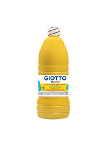 Gouache giotto elios flacon 1l coloris jaune.