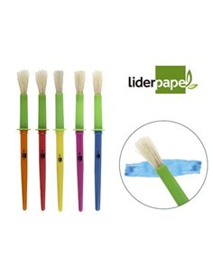 Pinceau liderpapel virole brosse moyenne parfait maternelle taille moyenne.