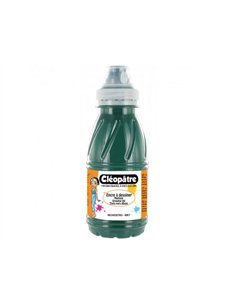 Encre a dessiner cleopatre diluable a l eau multisupports flacon de 250 ml coloris vert sapin.