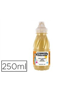 Encre à dessiner cléopâtre coloris or flacon 250ml.