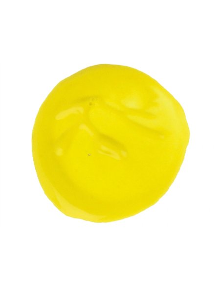 Gouache scolaire liderpapel liquide lavable fermeture sécurité brillante coloris jaune citron flacon 500ml.