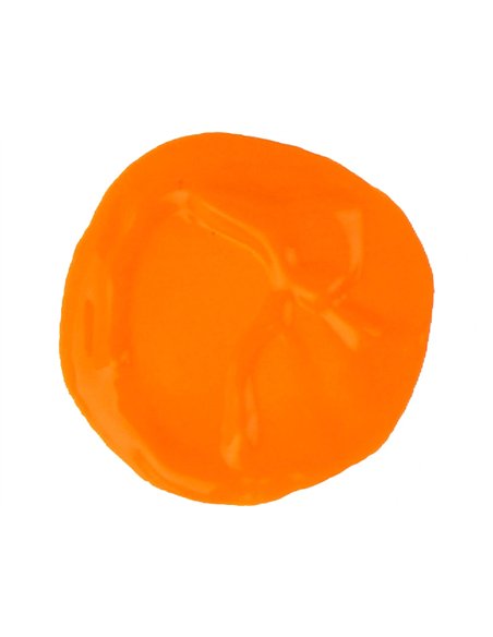 Gouache scolaire liderpapel liquide lavable fermeture sécurité brillante coloris orange 500ml.