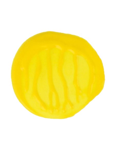 Gouache scolaire liderpapel liquide lavable fermeture sécurité brillante coloris jaune flacon 1000ml.