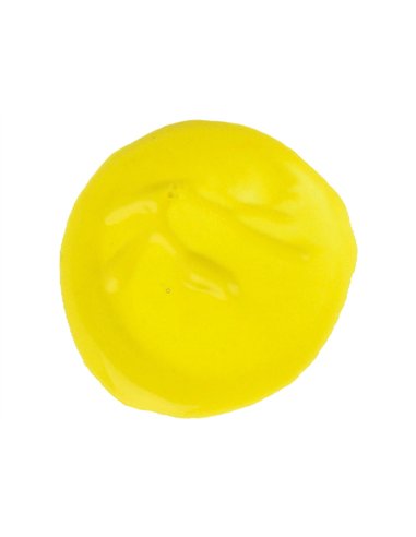 Gouache scolaire liderpapel liquide lavable fermeture sécurité brillante coloris jaune citron flacon 1000ml.