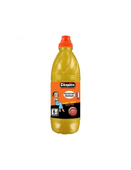 Gouache liquide cleopatre nefertari coloris or le flacon 1l.