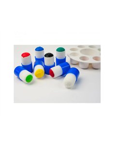 Palette godets et 10 tampons mousse dont 2 gratuits. 2