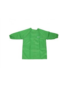 Tablier de peinture o color lavable pour enfant de 6 8 ans couleur vert.