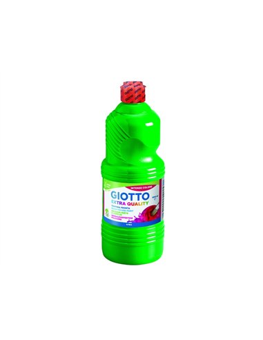 Gouache giotto flacon 1l coloris emeraude.