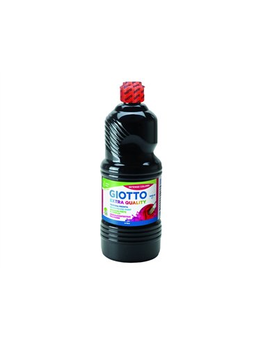 Gouache giotto flacon 1l coloris noir.