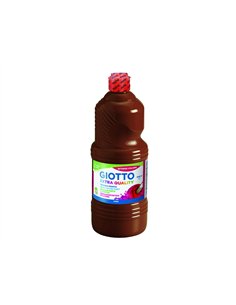 Gouache giotto flacon 1l coloris marron.