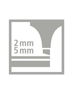 Surligneur stabilo boss tracé 2/5mm pointe biseautée encre universelle base eau résistante lumière pochette 4 unités. 2