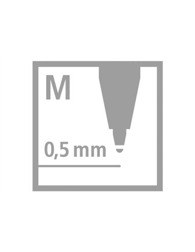 Stylo-bille stabilo pointball plastique recyclé 3500m d'écriture rechargeable rétractable grip antidérapant bleu.