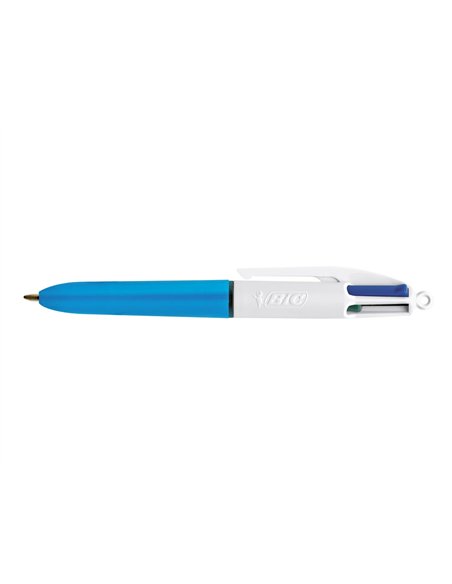 Stylo-bille bic 4 couleurs grip pro mini pointe moyenne encre classique rétractable rechargeable 4 couleurs standard.