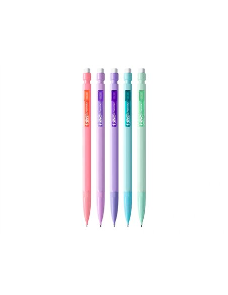 Porte-mines bien matic 0,7mm coloris pastel boite de 12.
