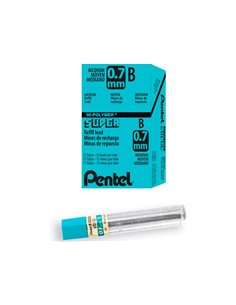 Mine pentel 0.7mm b étui 12 unités. 2