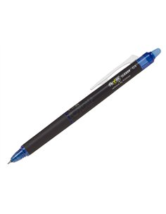 Roller pilot frixion point clicker 05 encre gel thermosensible effacable rechargeable bleu. 2