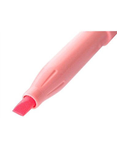 Surligneur pilot frixion light natural effacable pointe moyenne biseautee coloris rouge.