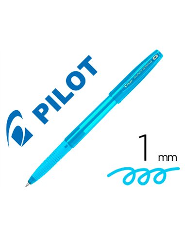 Stylo-bille pilot super grip g neon capuchon pointe moyenne bille ultra-resistante corps et.