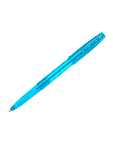 Stylo-bille pilot super grip g neon capuchon pointe moyenne bille ultra-resistante corps et.