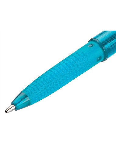 Stylo-bille pilot super grip g neon capuchon pointe moyenne bille ultra-resistante corps et.