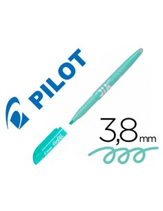 Surligneur pilot frixion light soft effacable pointe moyenne coloris vert pastel.