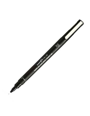 Feutre technique uniball pointes calibrees 0,1mm encre noir trace net et precis.