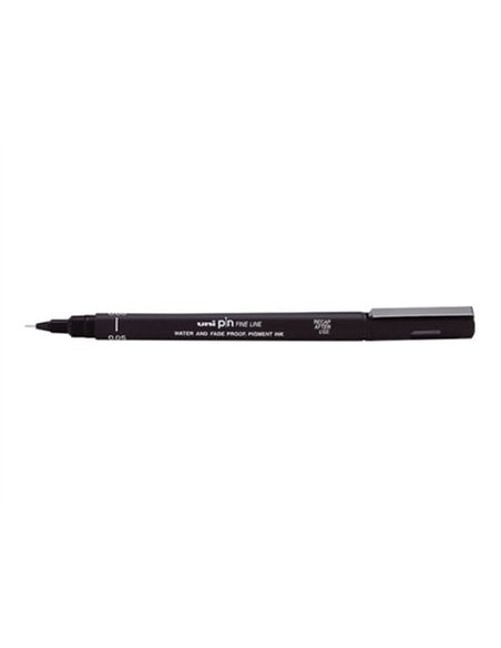 Feutre technique uniball pointes calibrees 0,1mm encre noir trace net et precis.