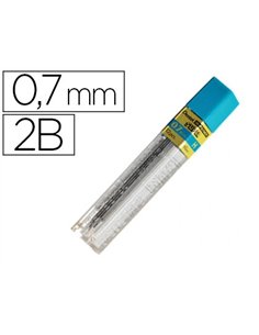 Mine pentel 0.7mm 2b étui 12 unités.