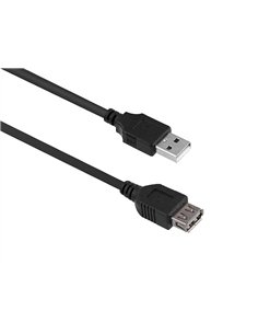 Rallonge usb t'nb 1,1a m/af cable 3m coloris gris.
