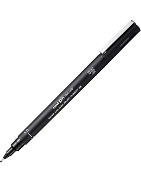 Feutre technique uniball pointes calibrees 1,2mm encre noir trace net et precis.