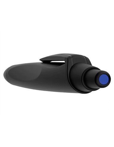 Stylo-bille schneider reco retractable et rechargeable corps plastique recycle pointe 1mm trait 0,5mm coloris noir.