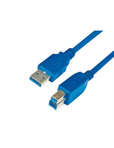 Câble usb a-b 3.0 relie pc à imprimante scanner disque dur externe hub équipé port 3.0 longueur câble 1.8m.