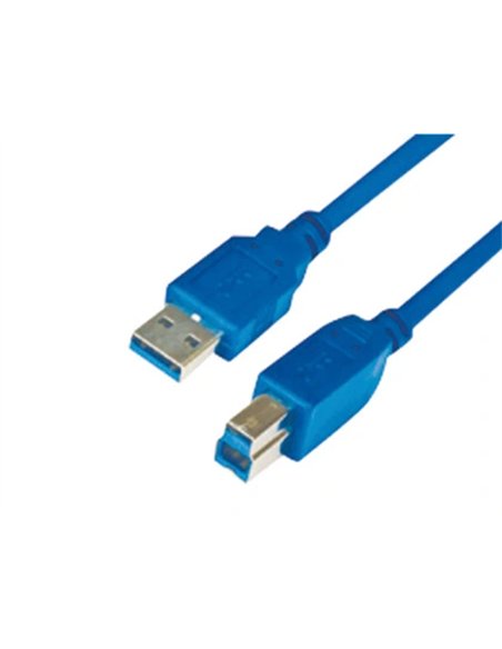 Câble usb a-b 3.0 relie pc à imprimante scanner disque dur externe hub équipé port 3.0 longueur câble 1.8m.