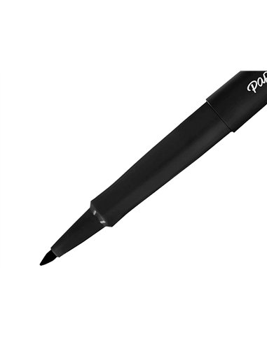 Feutre ecriture paper mate flair original pointe moyenne 0,7mm encres noir blister 5 couleurs.