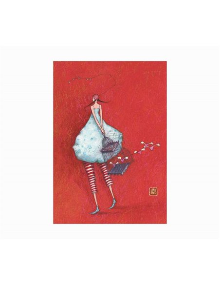 Cahier Pictura Gaëlle Boissonnard A6 agrafé - 105 x 150 mm - 48 pages lignées - Papier certifié FSC