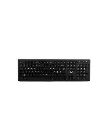 Clavier sans fil t'nb silent ultra silencieux azerty coloris noir.