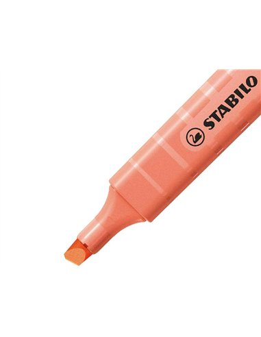 Surligneur stabilo swing cool pastel edition format stylo pointe biseautee trace 1/4mm clip coloris douceur de.