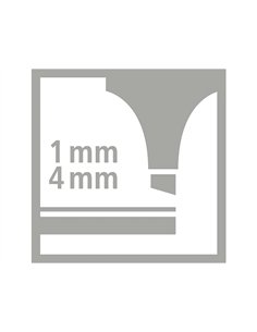 Surligneur stabilo swing cool pastel edition format stylo pointe biseautee trace 1/4mm clip coloris petale de rose. 2