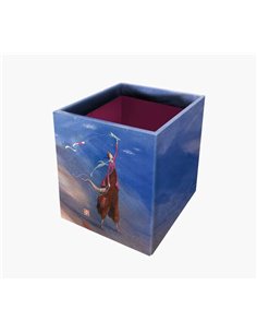 Boîte à crayons Pictura Gaëlle Boissonnard - 8,5 x 8,5 x 10,5 cm - Design artistique - Idéale pour ranger son matériel d'écritur