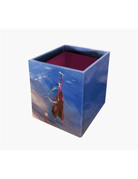 Boîte à crayons Pictura Gaëlle Boissonnard - 8,5 x 8,5 x 10,5 cm - Design artistique - Idéale pour ranger son matériel d'écritur
