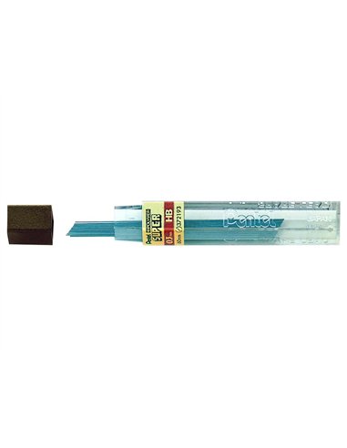 Mine pentel 0.3mm hb étui 12 unités.