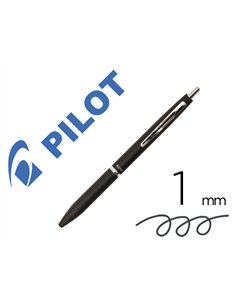 Stylo-bille pilot acro 1000 retractable pointe moyenne 1mm encre noire rechargeable coloris noir avec coffret.