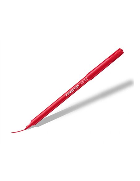 Stylo feutre staedtler 325 pointe moyenne 1mm pack de 12 couleurs assorties.