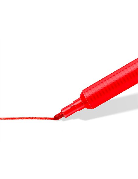 Stylo feutre staedtler 325 pointe moyenne 1mm pack de 24 couleurs assorties.
